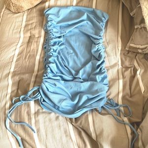 Blue strapless dress NEVER WORN BRAND NEW